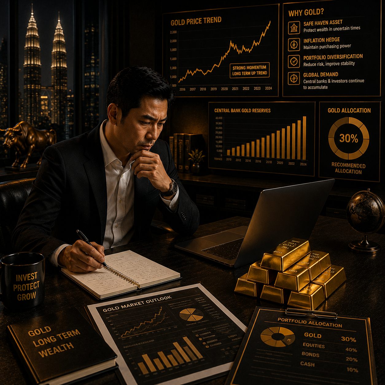 Pelabur yang mahu exposure kepada pasaran Gold